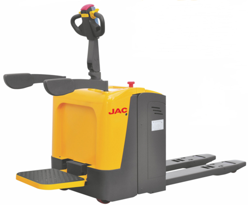 Efficient warehouse handling equipment - JAC Rider Electric Pallet Truck 