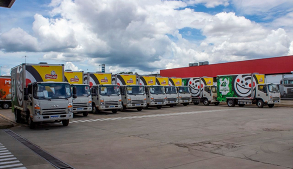 Batch Order of JAC Electric Light Truck Delivery to Pepsi Brazil