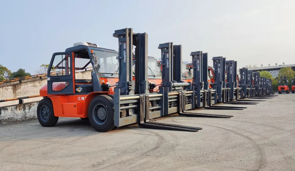 Trust comes from strength - JAC forklifts delivered in batches