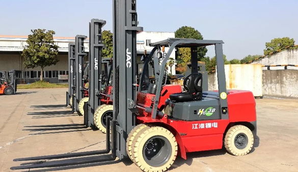 Batch delivery of He new energy special forklift