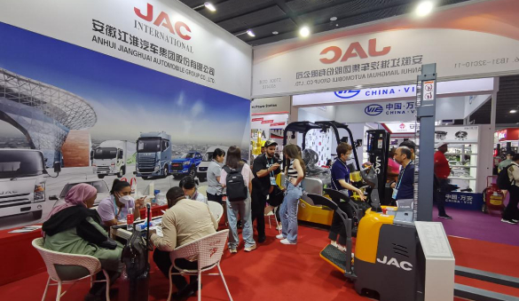 ANHUI JAC INTERNATION take part in an exhibition  at the 133rd Canton Fair